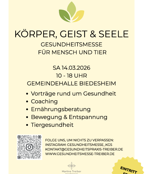 Gesundheitsmesse 14.03.26 Biedesheim